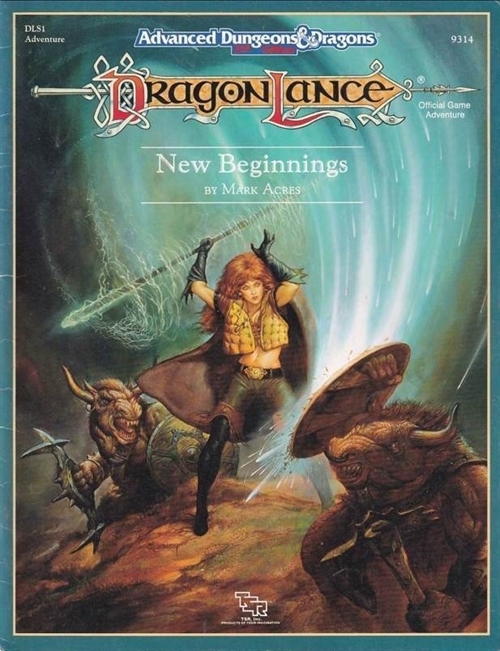  Advanced Dungeons & Dragons 2nd Edition - Dragonlance - New Beginnings (B-Grade) (Genbrug)